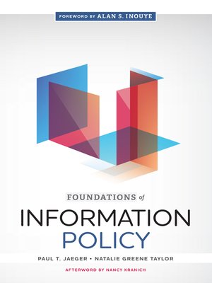 cover image of Foundations of Information Policy